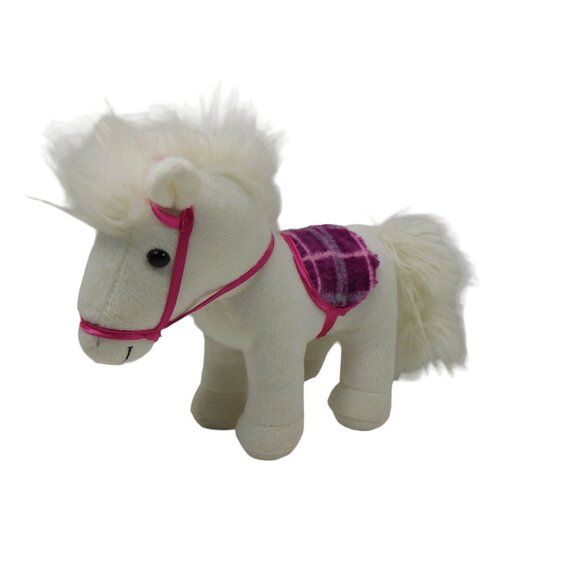 unbranded Other - Pucci Pups White Pony /Horse Plush 10" Stuffed Animal